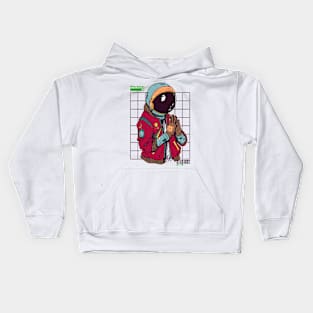 Spaceman Vaporwave Urban Cool Style Kids Hoodie